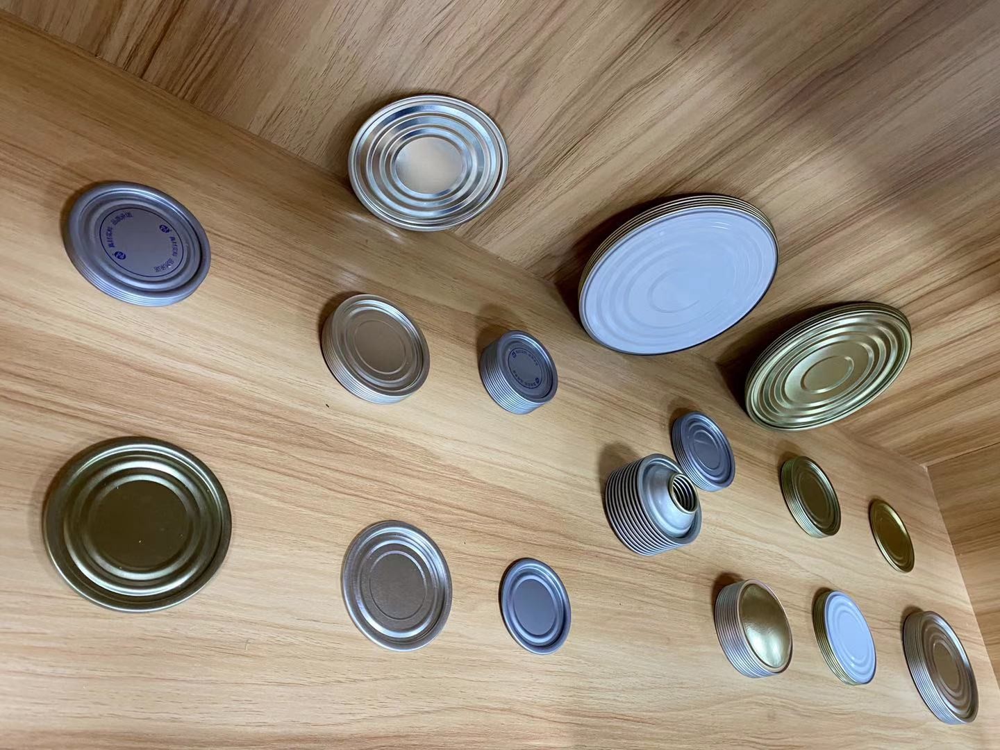 99mm 52.3mm 83.3mm Metal Tinplate Round Lid For Cans Bottoms Cover