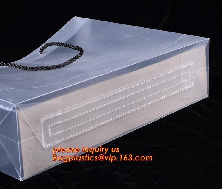 Promotional customized high quality soft loop plastic cloth bag,manufacturer custom soft loop handle polyethylene PE pla