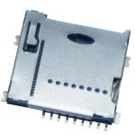 Push Push TF Card Reader Socket Adapter Sd Memory Card Connector H1.4 9pin