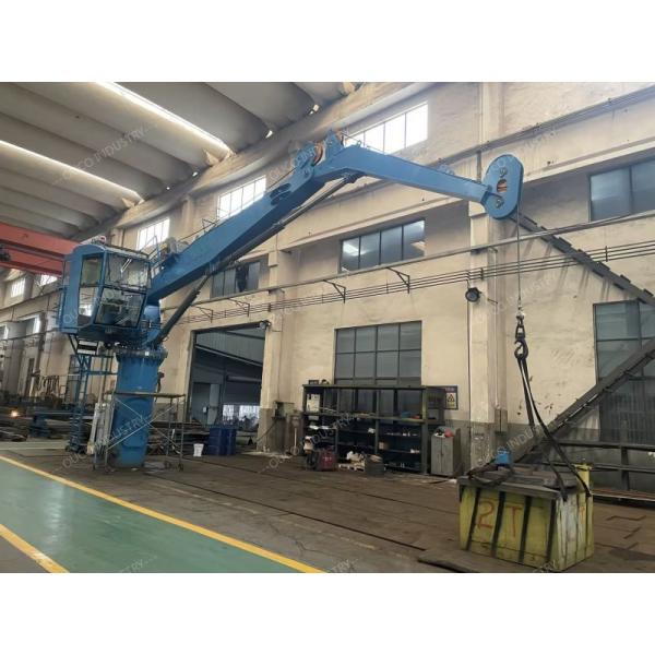 8T Active Heave-compensated Subsea Crane With Knuckle Boom