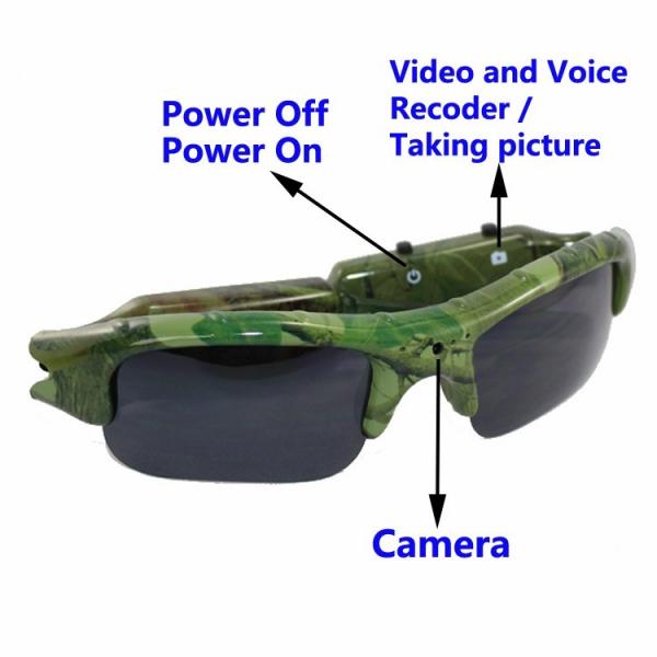 Quality Hot selling high quality outdoor sports spy camera hidden sunglasses, glass camera for sale