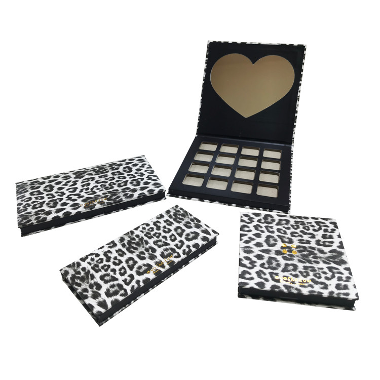 XL Packaging Cmyk Printing Cardboard Make Up Packaging Box Cosmetic Magnetic Lid Eyeshadow Palette Box