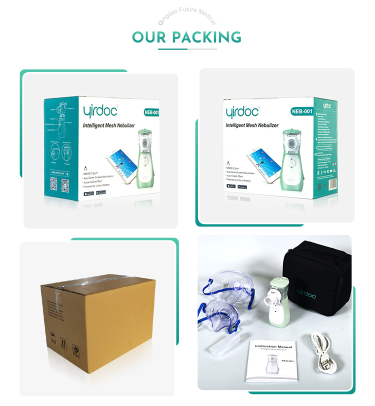 FDA Green Portable Nebulizer Usb Portable Mesh Nebulizers With Usb