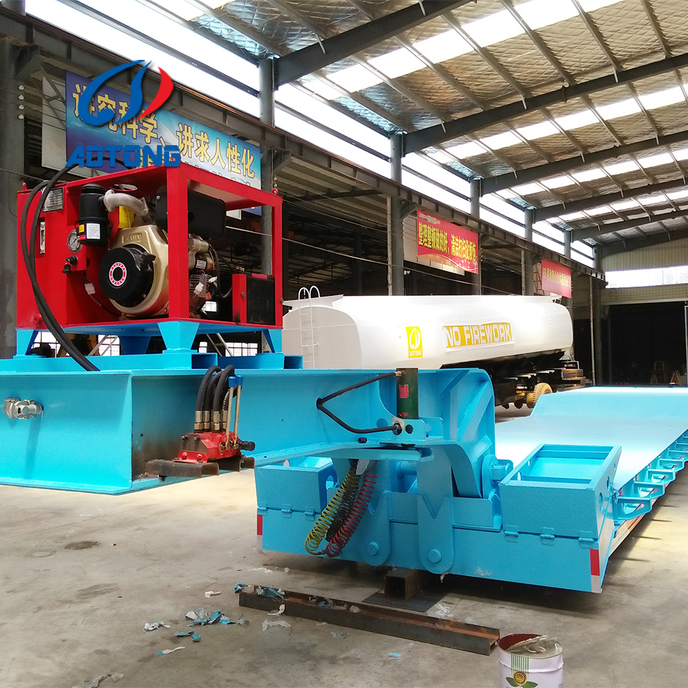 Transport Excavator with Hydraulic Gooseneck 80Tons 4 Axles Low Bed Trailer and Ladder