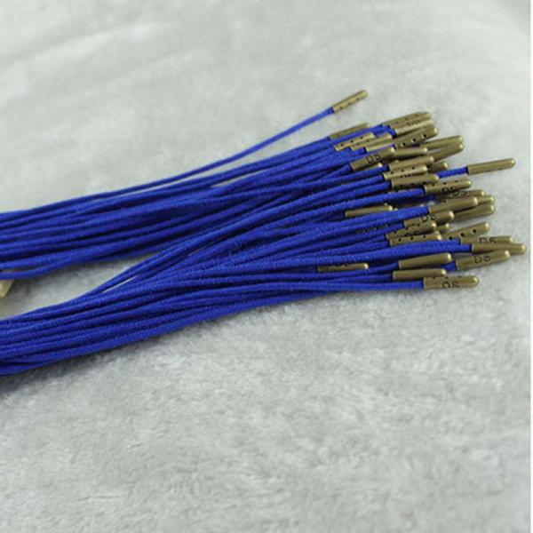 Home Textile Drawstring Cord 5mm Braided Cotton Cord Blue Purple