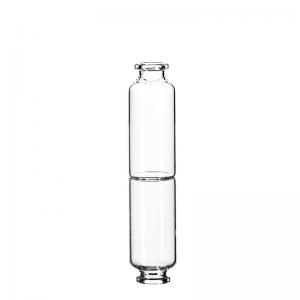 10ml clear low borosilicate tubular glass vial