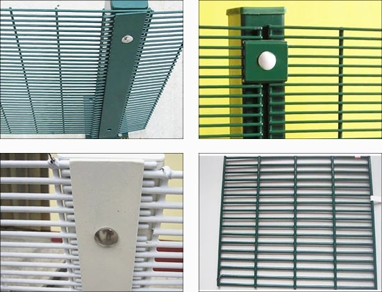 1.8*2.5m 358 Security Fence Low Carbon Steel Wire Material Sustainable