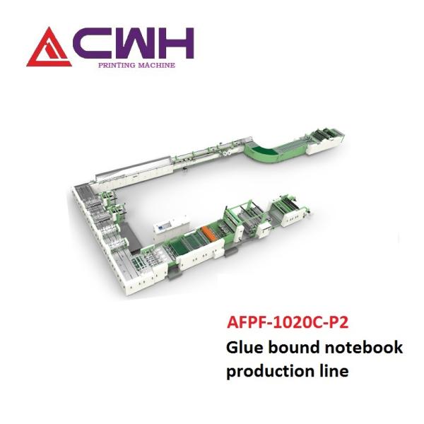 10 Sheets Notebook Making Machine 1020mm Max. Printing Width