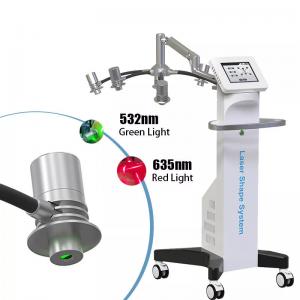 China Green Color Weight Loss Equipment 6d Laser Burns Fat Permanently Removal 300MW wholesale
