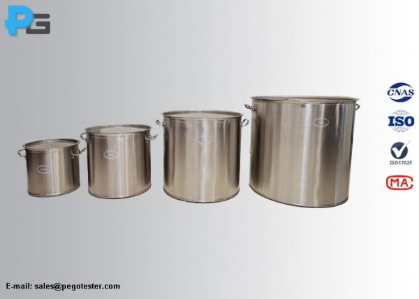 Quality GB 40876 Stainless steel Standard Pans for Testing Commerical Induction Cookers for sale