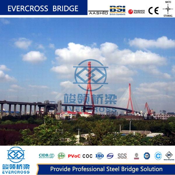Quality Customizable Cable Stayed Bridge Fast Installed Prefabricated Truss Bridge for sale