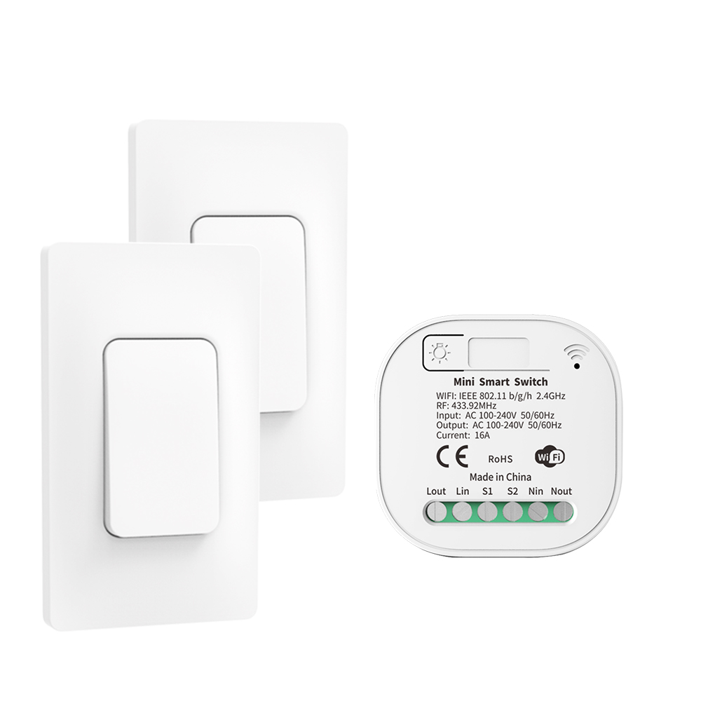 Wireless Tuya Smart Switch Set WiFi Remote Controller Timer