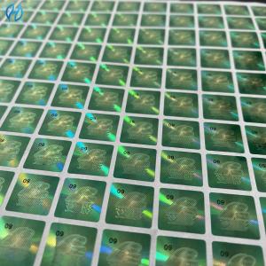 Durability and Scratch Resistance Guaranteed Waterproof Laser Marking Anti-Counterfeit Labels for Silver or Customized Items
