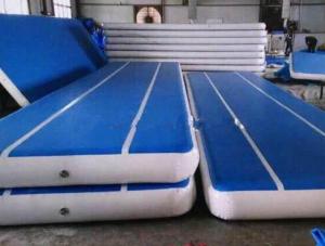 China Customized Inflatable Gymnastics Air Mat With Repair Kits Indoor Entertainment Air Track Mat wholesale