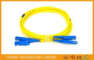 China R&amp;M E2000 / UPC Fiber Optic Patch Cord Pigtail Single Mode Duplex 9 / 125um wholesale