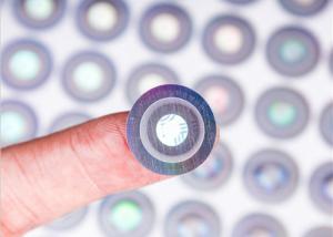 Scratch Off Anti Counterfeiting Stickers One Time Use Hologram Security Labels