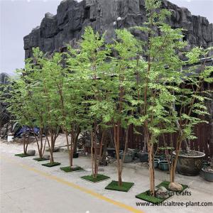 China Multi - Wood Combination Artificial Green Maple Tree 2m Height No Crack wholesale