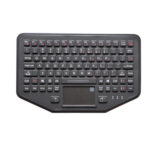 Quality Backlight Vehicle IP68 Usb Rubber Keyboard Desktop Version Industrial for sale