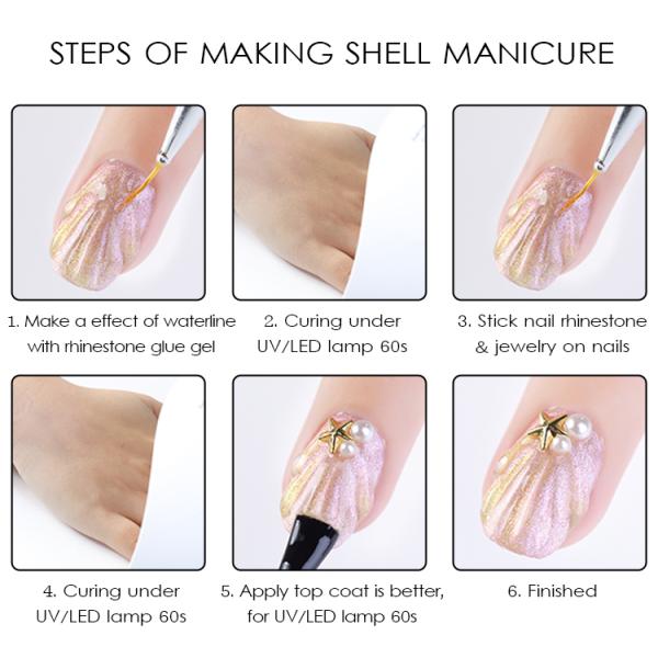Non-toxic Pure Only Free Shipping Nail Glue 2g for Professional 50g Nail Tip Acrylic Nail Art Gel MSDS Certified