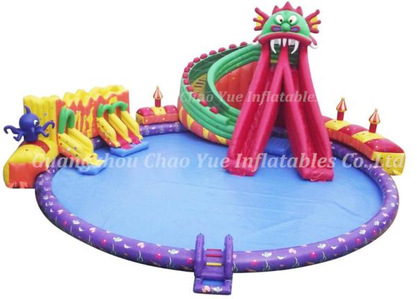 Quality Large Inflatable Pool Water Slide for Kids (CY-M2148) for sale