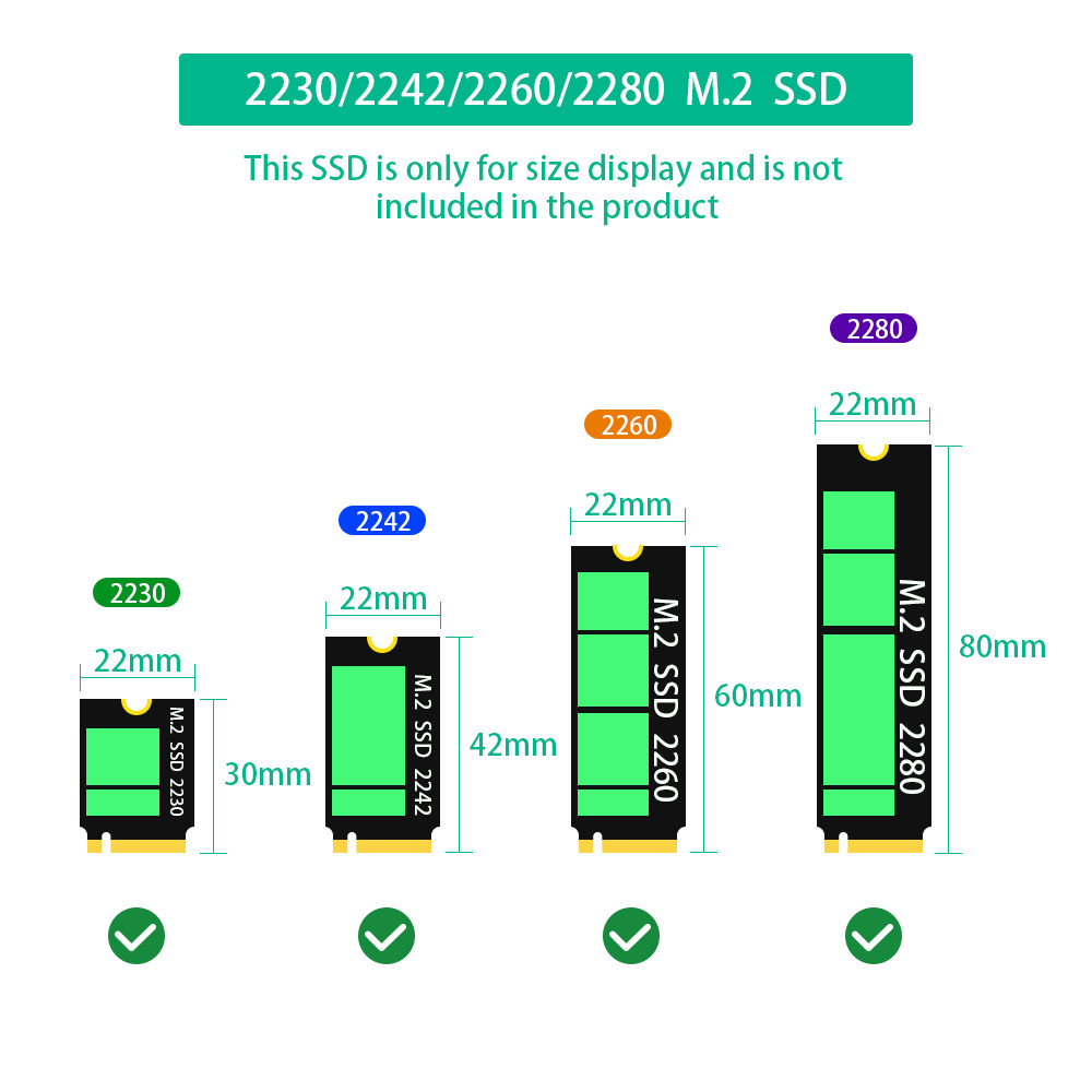 New Version 2 in 1 Combo M.2(NGFF) NVME PCI-E SSD to U.2 SFF-8639 ＆M.2( NGFF) SATA SSD to SATA Adapter