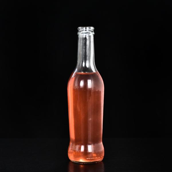 16 oz Portable Glass Drink Bottle for in Cosmetic Packing and Other Beverage