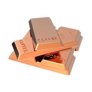 China 99.99%min Pure Copper Ingots High Density Smooth Surface wholesale