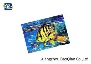 China Customized 3D Lenticular Card High Definition 3D Lenticular Printing Service wholesale