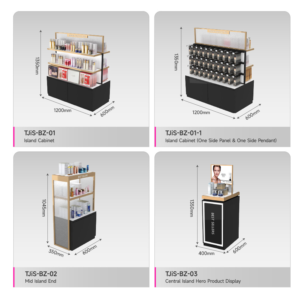 Premium Perfume Store Display Stand Brand Showcase For Skincare Store Design And Cosmetic Shop Decoration