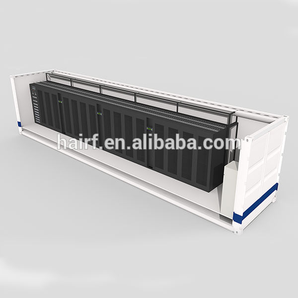 Container integrated solution with precision air conditioners for Petroleum Development in Oman