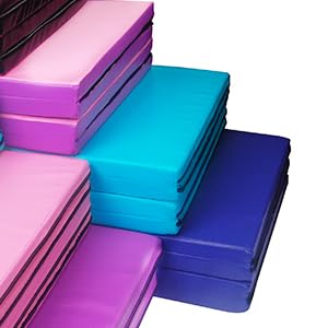 Folding Rubber EVA Mat, EPE Foam, Thick Folding Gymnastics Exercise Mat Aerobics Stretching Yoga Mats