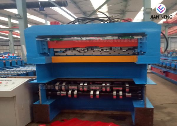 Quality 380V IBR Sheet Metal Roofing Machine PPGI Material Single / Double Layer Machine for sale