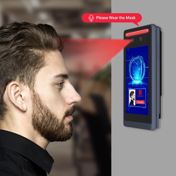 Quality Linux 5 Inch Facial Recognition Door Entry Access Control Biometric Time Attendance Machine for sale