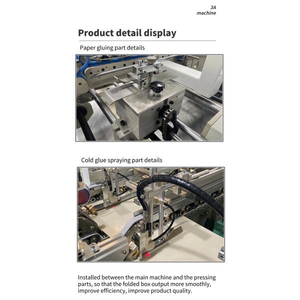 Easy to Operate CQT-900 Folding Boxes Machine Crash Lock Bottom Folder Gluer Machine Paper Folder Machine