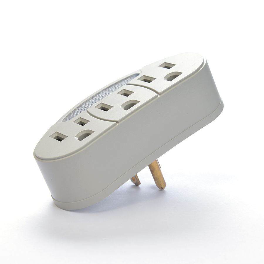Portable American Standard ETL Socket Adaptor Fast and Safe Charging for Mobile Devices Rated Voltage 125V