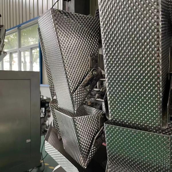 10 Heads 1.6L 2.5L Multihead Dimple Weigher Color Touch Screen For Frozen Foods
