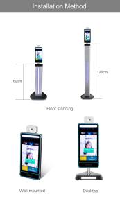 China 24000pcs Face Recognition Attendance and Temperature Measure Smart Security Devices on sale
