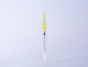 Sterile Plastic Visual Scale 1ml Syringe With Luer Lock Medical Disposable Syringe