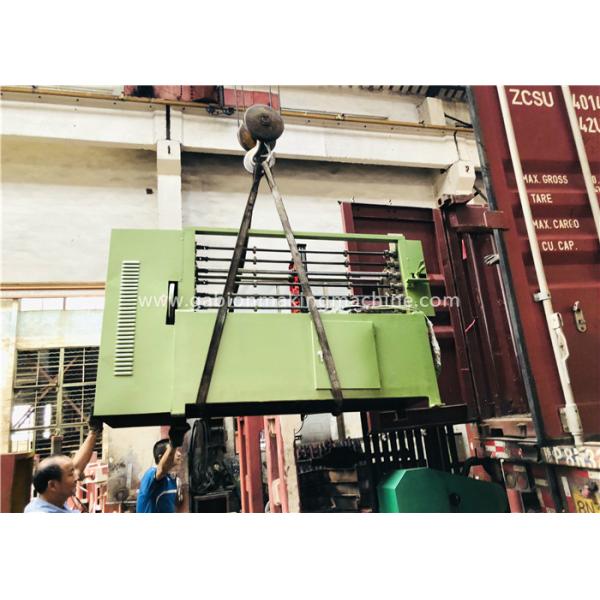 Large Hexagonal Wire Mesh Welding Machine / Gabion Wire Mesh Machine For 3.5mm Wire