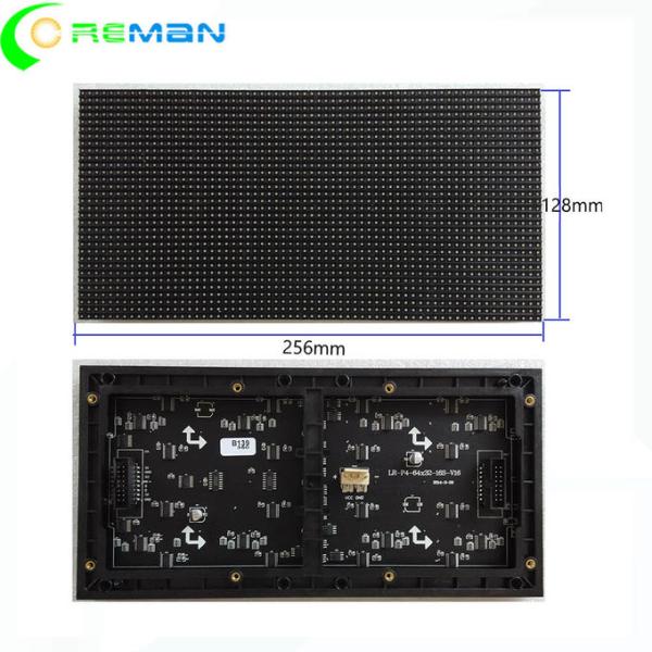 External Internal Smd LED Display Module , Black Led Hub75 LED Module Screen