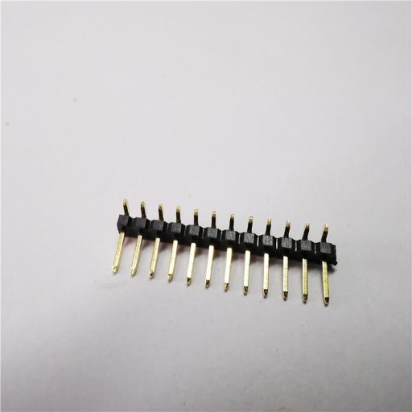 2.54mm Single Row 12P Pin Header Right Angle DIP Waterproof Electrical Connector