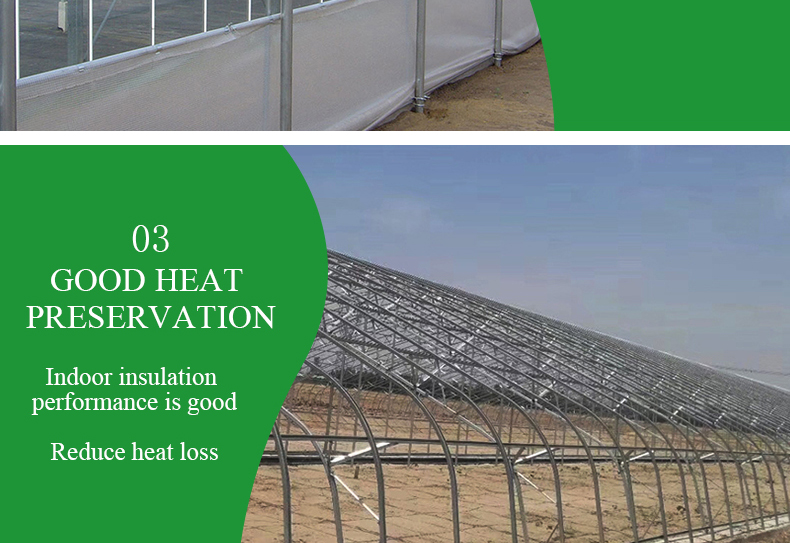 PO Single Layer Greenhouse for Agriculture Boost Agricultural Production