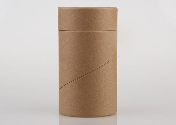 Quality Formidable UV Coating / Varnish Cardboard / Kraft Paper Can For Tea / Gift for sale