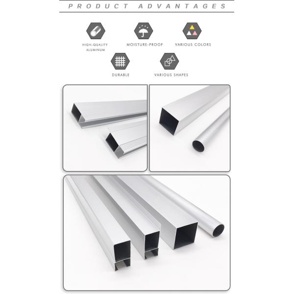 Rectangular Aluminum Pipe Tube Seamless Corrosionproof 800mm Diameter