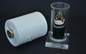 China Low / Medium Voltage Cable Filler Yarn Breaking Strength 0.2-1.4g/D wholesale