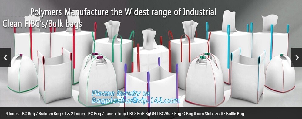 polypropylene woven plastic jumbo bag pp big bag for sand, building material, 500kg-1000kg PP Woven Jumbo Bag Big Bag wi