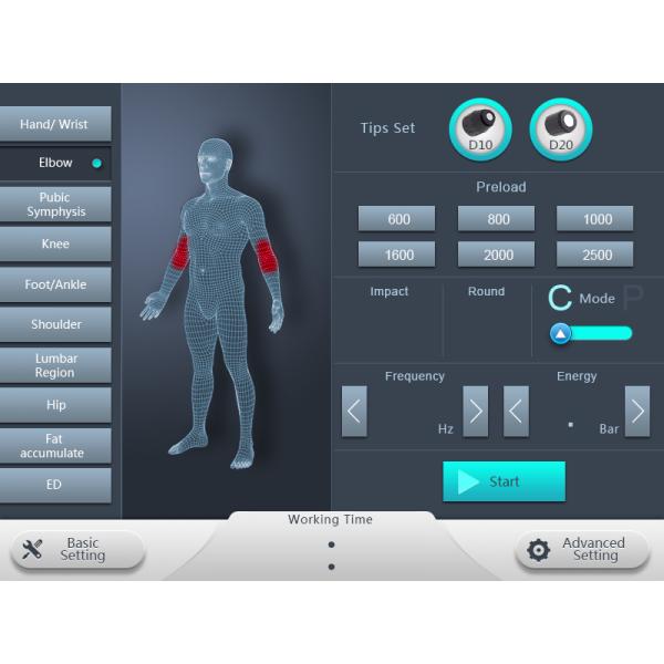 Professional Shockwave Therapy Machine ED Extracorporeal shockwave therapy for achilles tendonitis shockwave machine