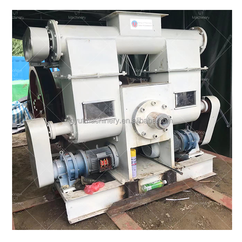 30mm Dia Biofuel Wood Sawdust Hydraulic Briquetting Punching Machine with Blue Color