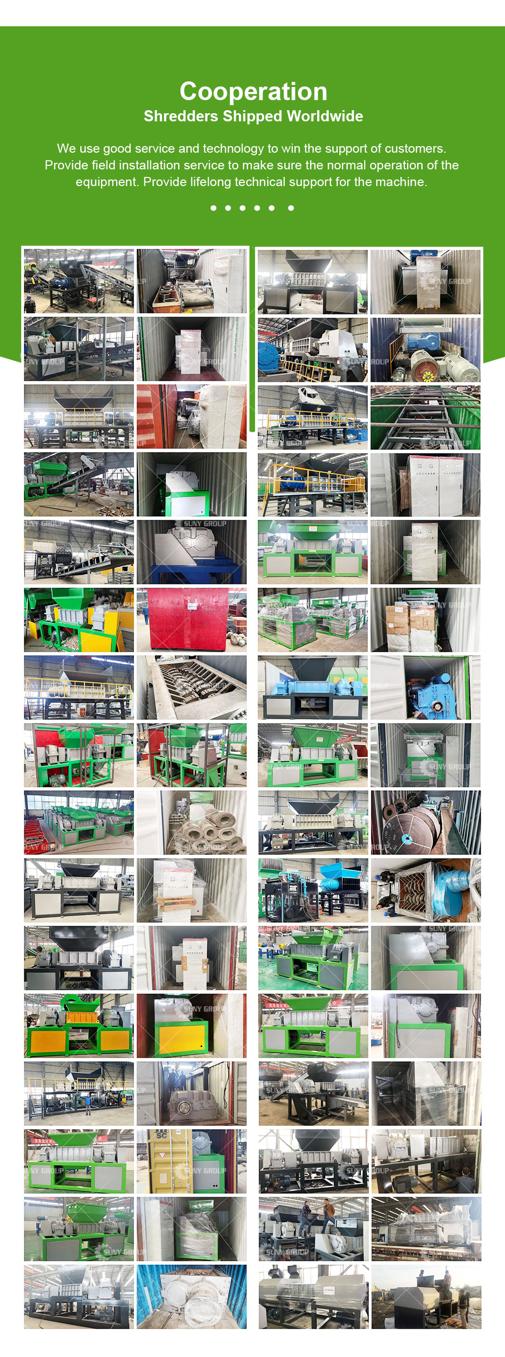 Scrap Tyre Recycling Machine Rubber Tyre Crushing Machine Tyre Shredding Machine