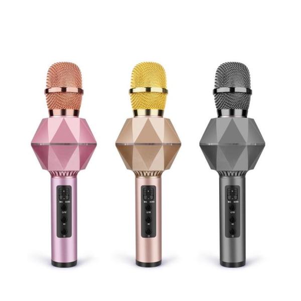 Wireless Bluetooth Karaoke Microphone Portable Handheld Karaoke Mic Speaker